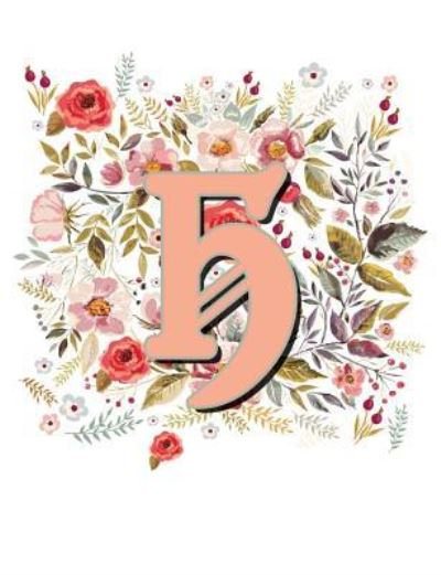 Cover for Terri Jones · H Monogram Letter Floral Wreath Notebook (Paperback Book) (2018)