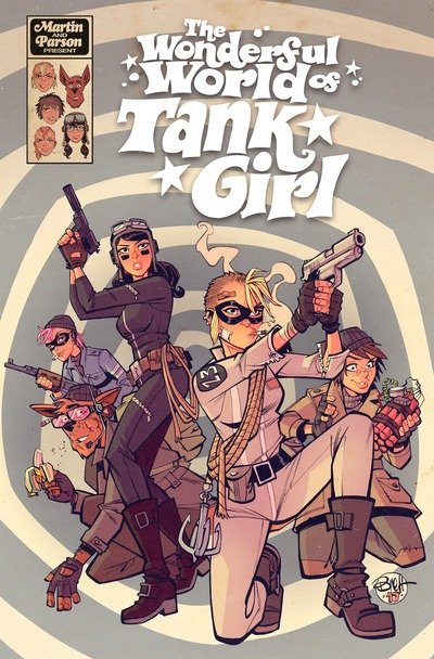 Cover for Alan Martin · The Wonderful World of Tank Girl (Gebundenes Buch) (2018)