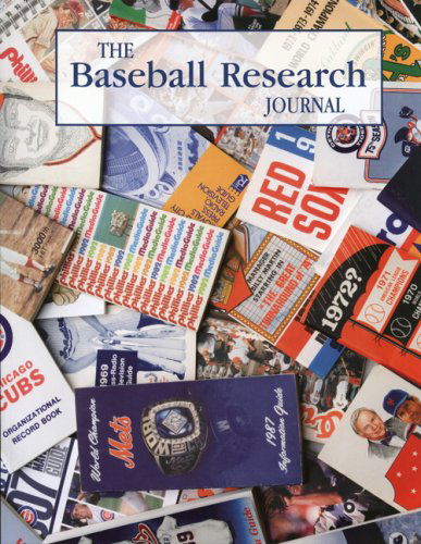 Cover for Society for American Baseball Research · The Baseball Research Journal (BRJ), Volume 36 (Paperback Book) (2008)