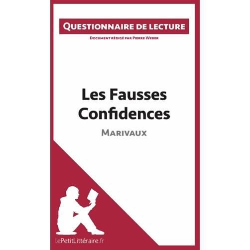 Cover for Pierre Weber · Les Fausses Confidences de Marivaux (Pocketbok) (2015)