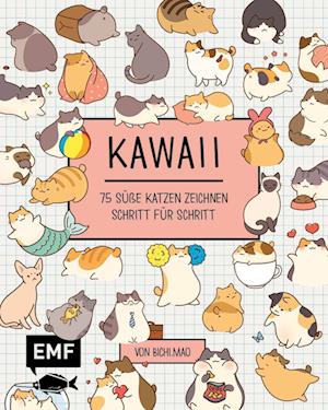 Kawaii: 75 süße Katzen zeichnen  Mit Schritt-Anleitungen - Olive Yong - Books - Edition Michael Fischer / EMF Verlag - 9783745918076 - September 28, 2023