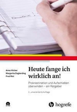 Cover for Anna Höcker · Heute fange ich wirklich an! + CD-ROM (Paperback Book) (2021)