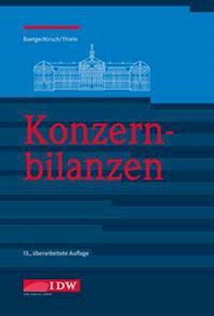 Cover for Jörg Baetge · Konzernbilanzen (Hardcover bog) (2021)