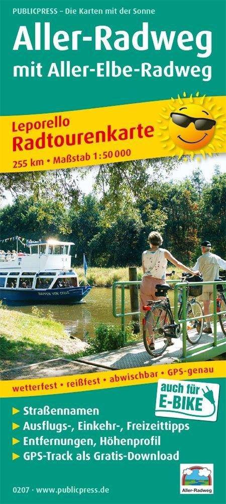 Aller cycle path, cycle tour map 1:50,000 - Publicpress - Livres - Freytag-Berndt - 9783899202076 - 8 août 2018