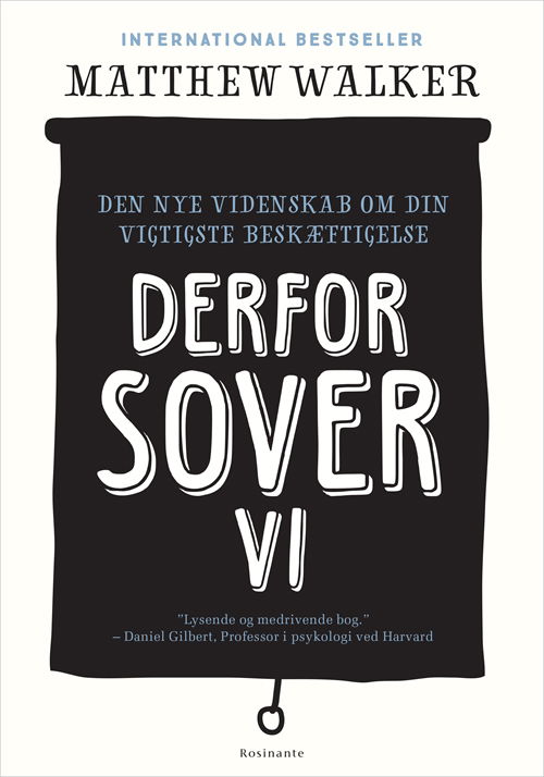 Cover for Matthew Walker · Derfor sover vi (Sewn Spine Book) [1st edition] (2019)