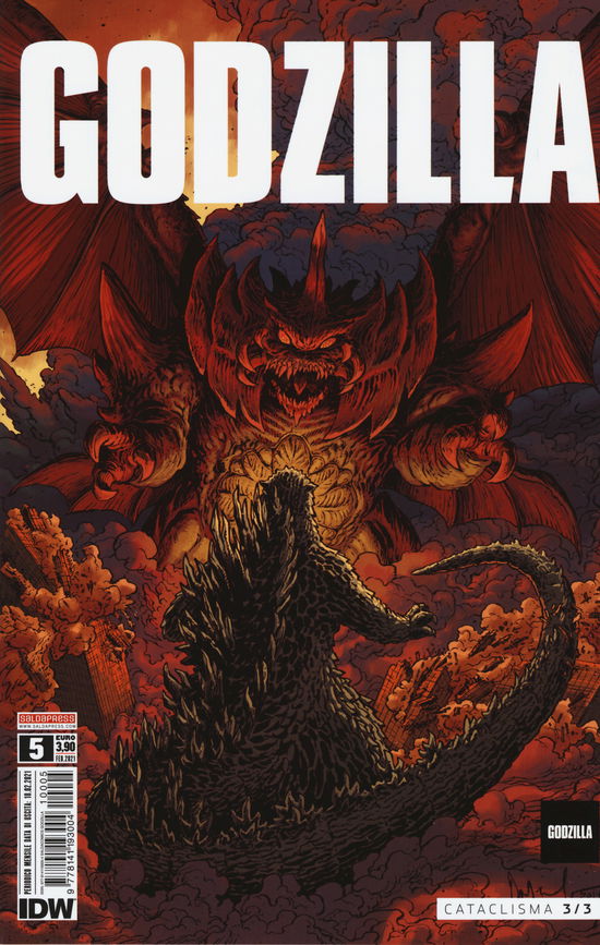 Cover for Cullen Bunn · Godzilla #05 (DVD)