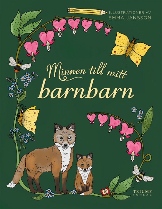 Cover for Emma Jansson · Minnen till mitt barnbarn (Inbunden Bok) (2024)