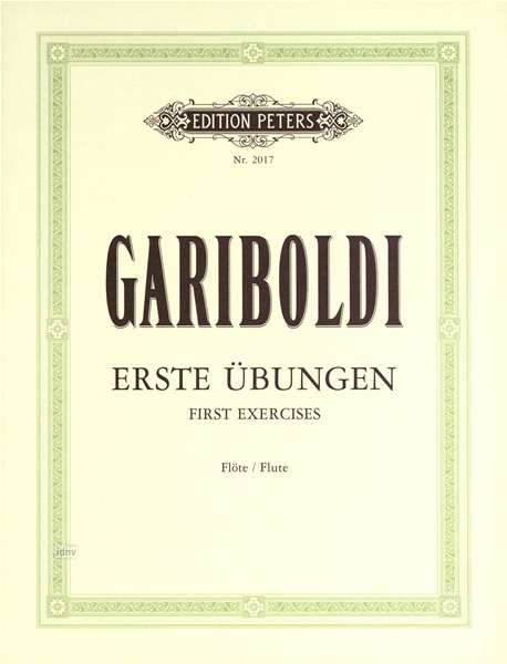 Cover for Gariboldi · 58 First Exercises for Flute (Sheet music) (2001)