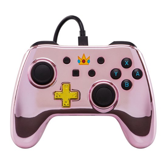 Cover for Power A · PowerA Wired Switch Controller - Chrome Princess Peach (SWITCH)