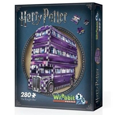 Harry Potter: Knight Bus (280 piece) 3D Jigsaw Puzzle - Harry Potter - Lautapelit - WREBBIT 3D - 0665541005077 - tiistai 7. toukokuuta 2019