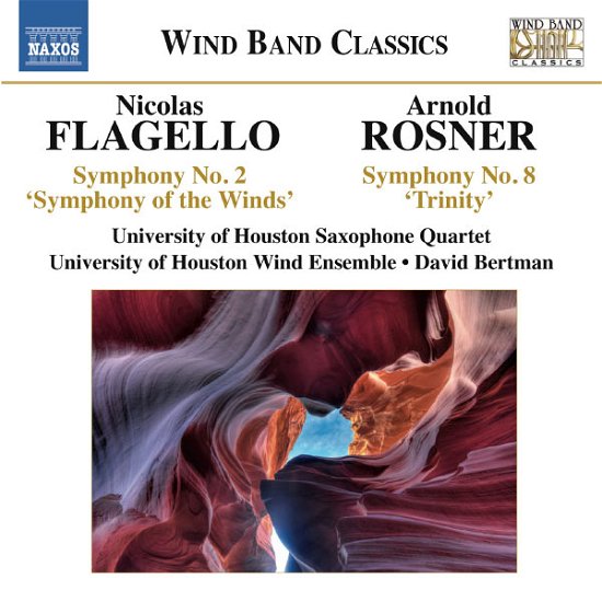 Symphony No. 2: Sym of the Winds / Symphony No. 8 - Flagello / University of Houston Saxophone Quartet - Musikk - NAXOS - 0747313306077 - 28. mai 2013