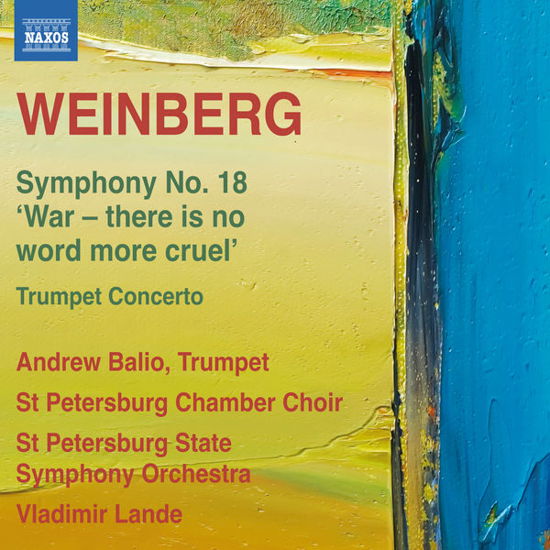 Cover for St Petersburg State Solande · Weinbergsymphony No 18 (CD) (2014)
