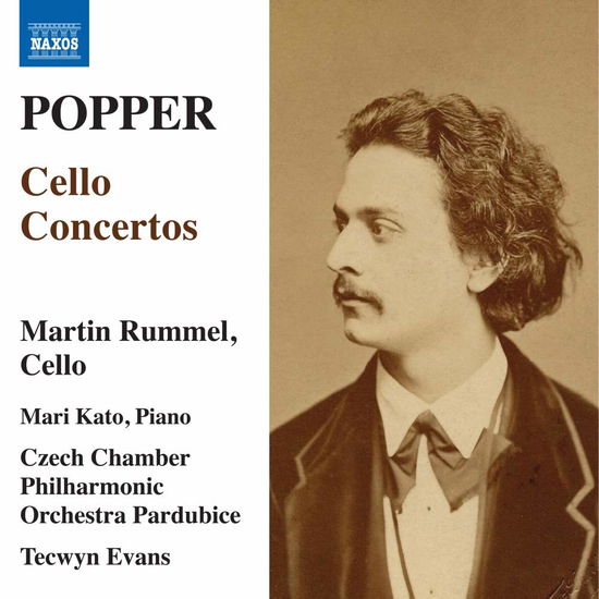 Popper: Cello Concertos - Rummel / Czech Co / Evans - Musik - NAXOS - 0747313393077 - 8. marts 2019