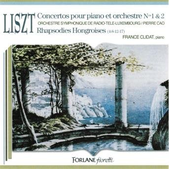 Cover for Franz Liszt · Concertos Pour Piano Et Orchestre N?1&amp;2 - Rhapsodi (CD) (2019)