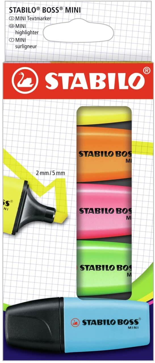 Cover for Stabilo · Ast5 Stabilo Boss Mini G/A/V / B/R (MERCH)