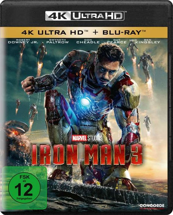 Cover for Downey,robert Jr. / Paltrow,gwyneth · Iron Man 3 (Uhd) (4K UHD Blu-ray) (2017)