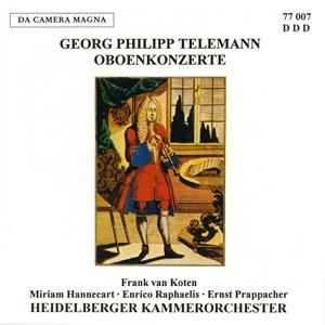 Cover for Telemann / Heidelberger Kammer · Oboe Cons (CD) (2012)