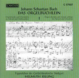 Cover for Bach / Figural Choir / Rilling · Organ Chorales &amp; Settings for Christmas &amp; Advent (CD) (1999)