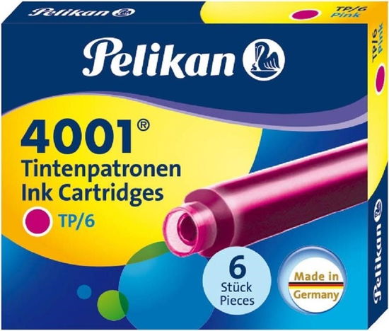 Cover for Pelikan · Pelikan 4001 TP/6 Tintenpatronen für Füller pink 6 (MERCH)