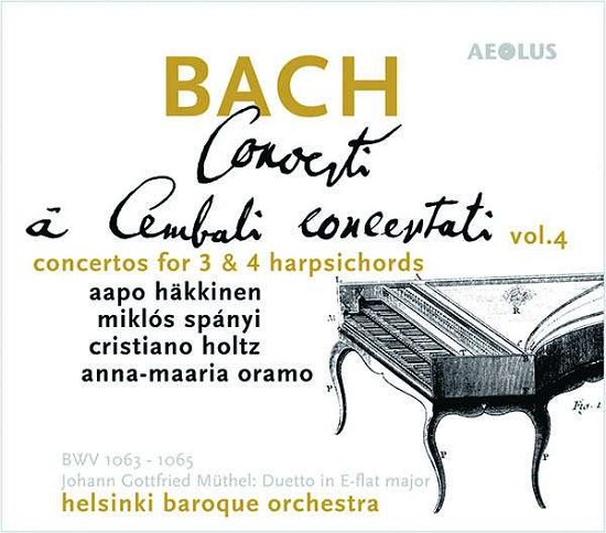 Cover for Soloists / Helsinki Baroque Orchestra · J.S. Bach: Concerti A Cembali Concertati (CD) (2020)