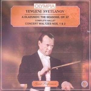 Cover for Evgeny SVETLANOV · The Seasons, Concert Waltzes Nos. 1 &amp; 2 (CD)