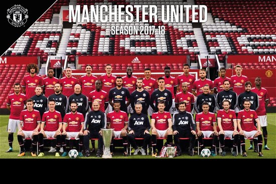 Cover for Manchester United · Manchester United - Team Photo 17/18 (Poster Maxi 61x91,5 Cm) (MERCH)