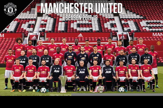 Cover for Manchester United · Manchester United - Team Photo 17/18 (Poster Maxi 61x91,5 Cm) (MERCH)