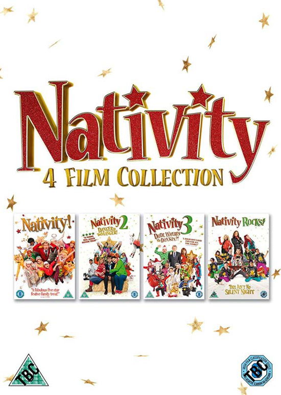 Cover for Nativity 4 Film Collection · Nativity 1 to 4 (DVD) (2019)