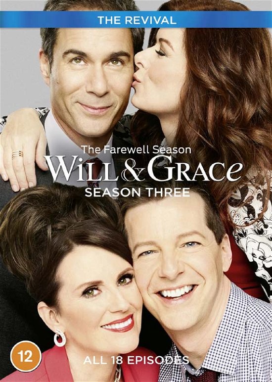 Cover for Will  Grace S3 DVD · Will and Grace The Revival Season 3 (DVD) (2020)