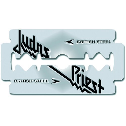Judas Priest Pin Badge: British Steel - Judas Priest - Produtos - Unlicensed - 5055295311077 - 11 de dezembro de 2014