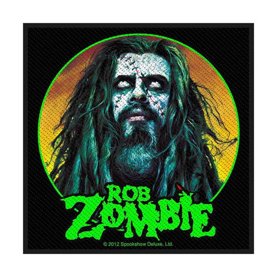 Rob Zombie Woven Patch: Zombie Face (Standard) - Rob Zombie - Merchandise - PHD - 5055339734077 - August 19, 2019