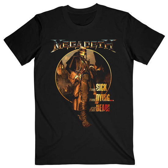 Cover for Megadeth · Megadeth Unisex T-Shirt: The Sick, The Dying … And the Dead Circle Album Art (T-shirt) [size S]