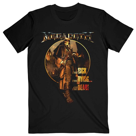 Cover for Megadeth · Megadeth Unisex T-Shirt: The Sick, The Dying  And the Dead Circle Album Art (T-shirt) [size S]