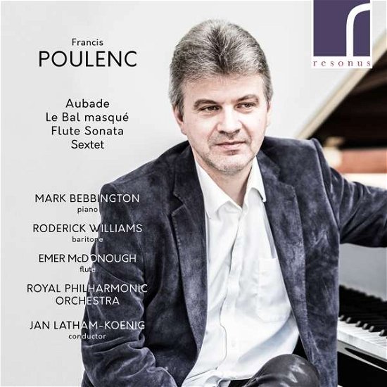 Cover for Bebbington, Mark / Jan Latham-Koenig · Poulenc Aubade Le Bal Masque Flute (CD) (2021)