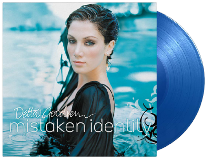 Cover for Delta Goodrem · Mistaken Identity (LP) [Limited Translucent Blue Vinyl edition] (2023)