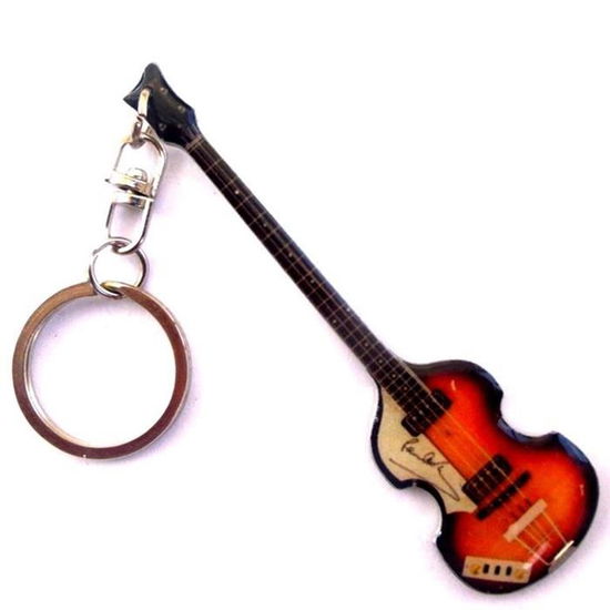 Portachiavi In Metallo A Forma Di Chitarra - The Beatles - Paul Mccarthney - Bas - Beatles The - Merchandise - Music Legends Collection - 8991002030077 - 