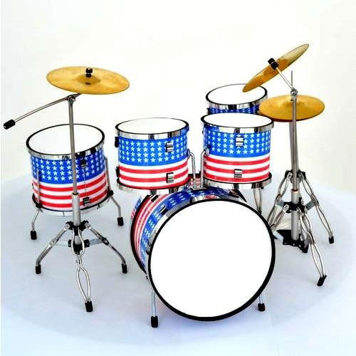 Cover for Guns N Roses · Mini Batteria Da Collezione Mod.Usa Flag (MERCH)