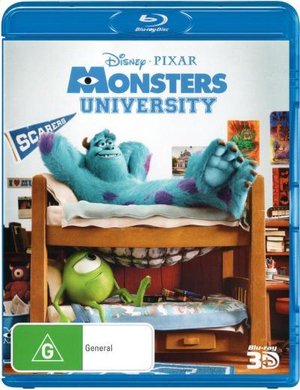 Cover for Monsters University · Blu-ray 3d- (Blu-ray/DVD) (2013)