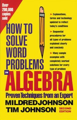 Cover for Mildred Johnson · How to Solve Word Problems in Algebra (Paperback Book) (1999)