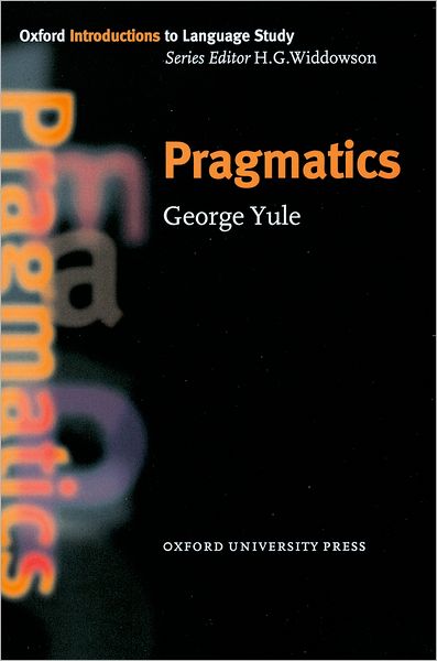 Cover for George Yule · Pragmatics - Oxford Introduction to Language Study Series (Paperback Book) (1996)