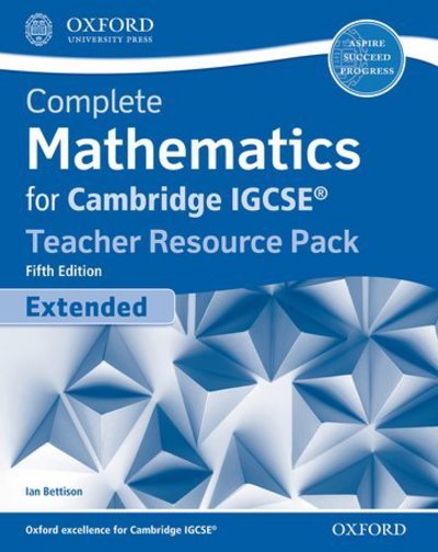 Cover for Ian Bettison · Complete Mathematics for Cambridge IGCSE® Teacher Resource Pack (Buch) [Extended, 5 Revised edition] (2019)