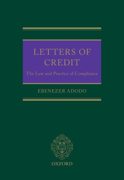 Cover for Adodo · Letters of Credit: Legal Problems of Compliance (Hardcover Book) (2014)