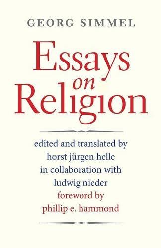 Cover for Georg Simmel · Essays on Religion (Paperback Book) (2013)