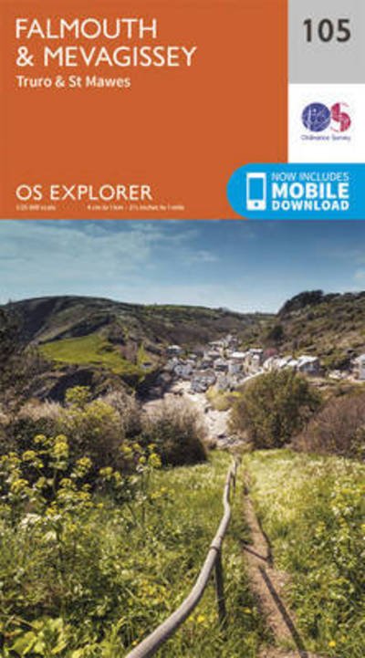 Falmouth and Mevagissey, Truro and St Mawes - OS Explorer Map - Ordnance Survey - Livros - Ordnance Survey - 9780319243077 - 16 de setembro de 2015