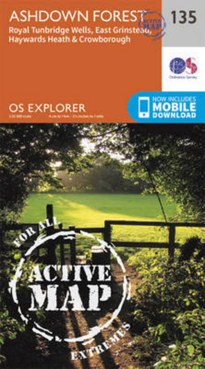 Cover for Ordnance Survey · Ashdown Forest - OS Explorer Active Map (Map) [September 2015 edition] (2015)
