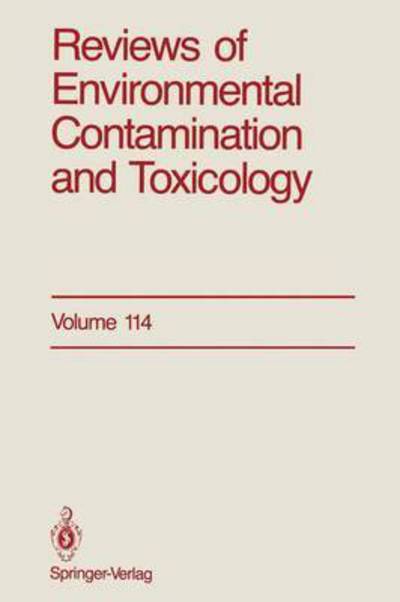 Cover for Ware · Reviews of Environmental Contamina (Book)