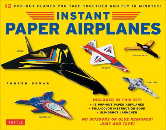 Cover for Andrew Dewar · Instant Paper Airplanes for Kids: Pop-out Airplanes You Tape Together and Fly in Seconds! (Paperback Book) (2019)