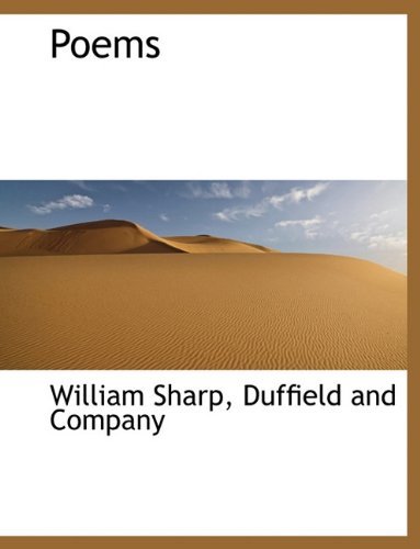 Cover for William Sharp · Poems (Hardcover Book) (2010)