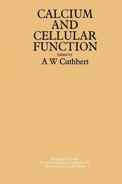 A Symposium on Calcium and Cellular Function -  - Livros - Palgrave Macmillan - 9781349009077 - 1970