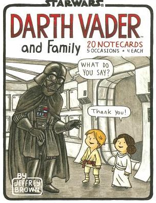 Cover for Jeffrey Brown · Darth Vader and Family Notecards (Postcard) (2014)